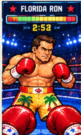 Florida Ron in the ring